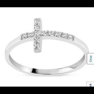Silver Cross ring
